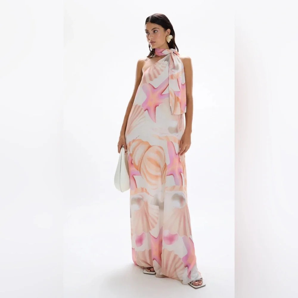 CIN CIN BOHEMIA MAXI DRESS - TAHITI PINK